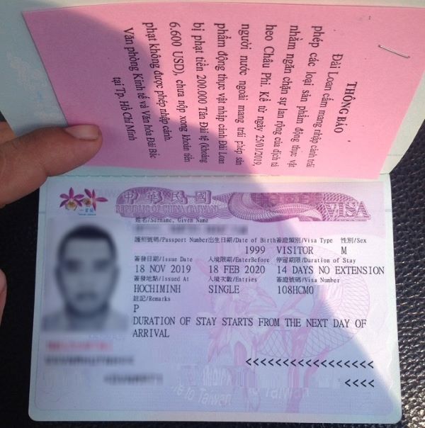 Những câu hỏi thường gặp khi xin visa Đài Loan lần 2