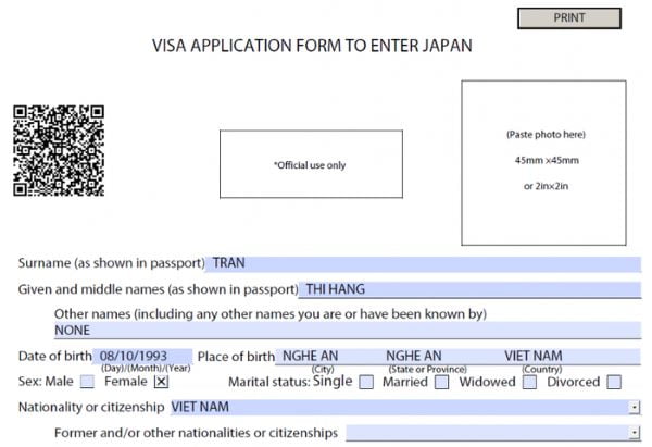 Hồ sơ cần chuẩn bị khi xin visa Nhật Bản