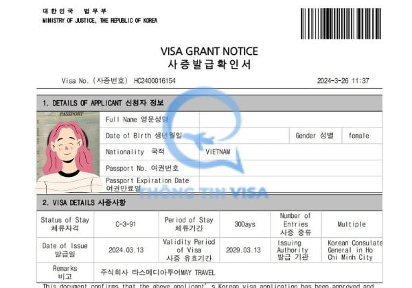 Visa Hàn Quốc đại đô thị Hàn Quốc