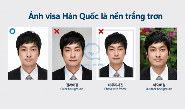 Quy định chụp ảnh visa Hàn Quốc