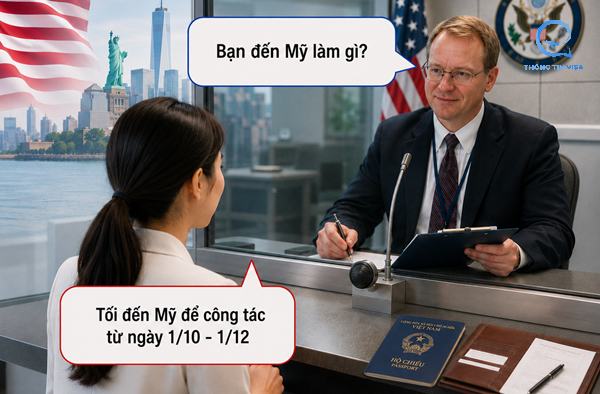 Các lỗi thường gặp khi phỏng vấn visa công tác Mỹ