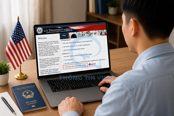 Lưu ý khi check status visa Mỹ