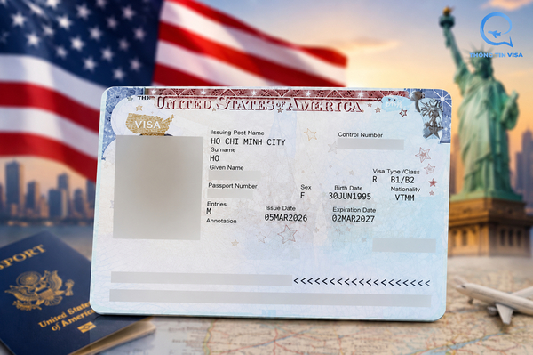 Hiện không còn dấu sao trên visa Mỹ