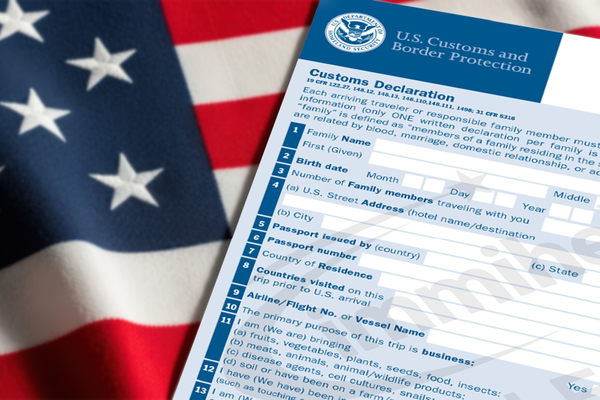 Cách khai báo hải quan trên tờ Customs Declaration