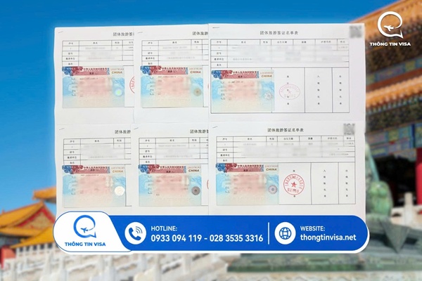 Quy trình xin visa đoàn Trung Quốc