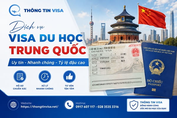 Dịch vụ visa du học Trung Quốc giá rẻ
