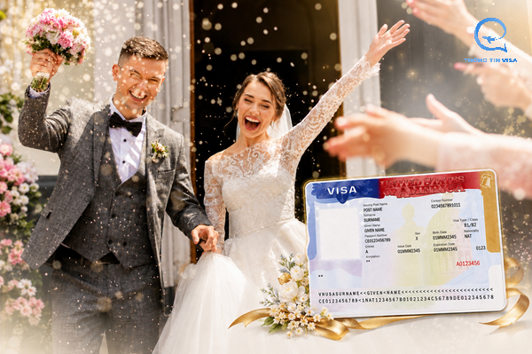 Đi Mỹ dự đám cưới thì xin visa diện nào?