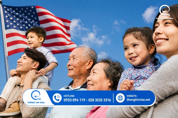 Điều kiện để bảo lãnh cha mẹ du lịch Mỹ
