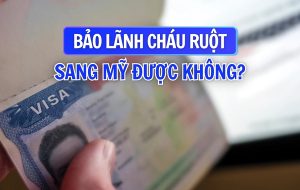 Cô dì bảo lãnh cháu ruột sang Mỹ