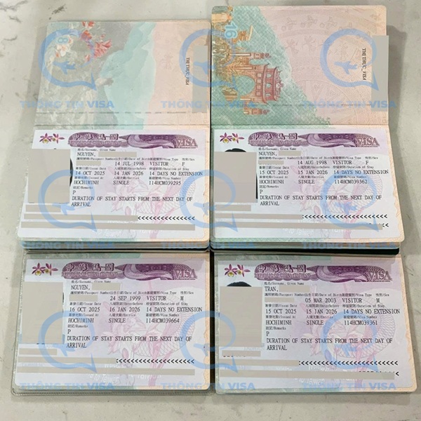 Visa du lịch Đài Loan