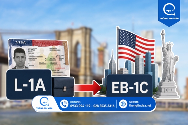Visa theo diện đầu tư L-1A chuyển tiếp lên EB-1C
