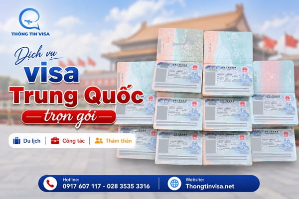 Dịch vụ visa Trung Quốc trọn gói 