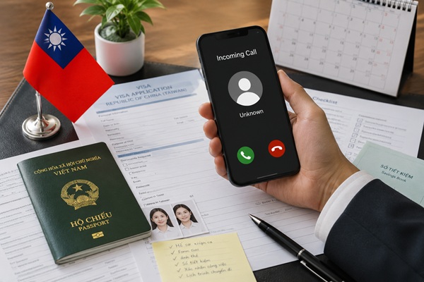 Phỏng vấn visa Đài Loan