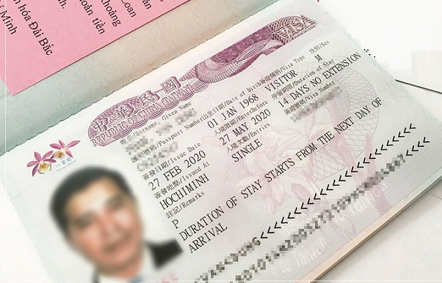 Lý do trượt visa Đài Loan