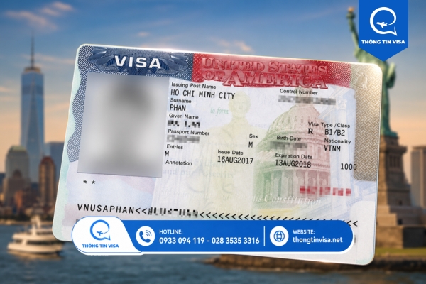 Visa không định cư Mỹ B1/B2