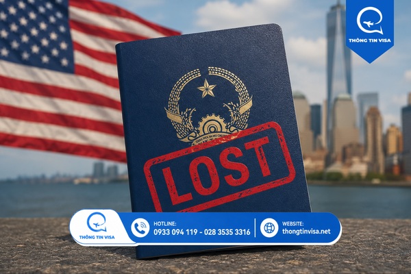 Xin lại visa Mỹ trong trường hợp mất hộ chiếu