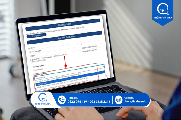 Thanh toán phí visa Mỹ ở đâu?